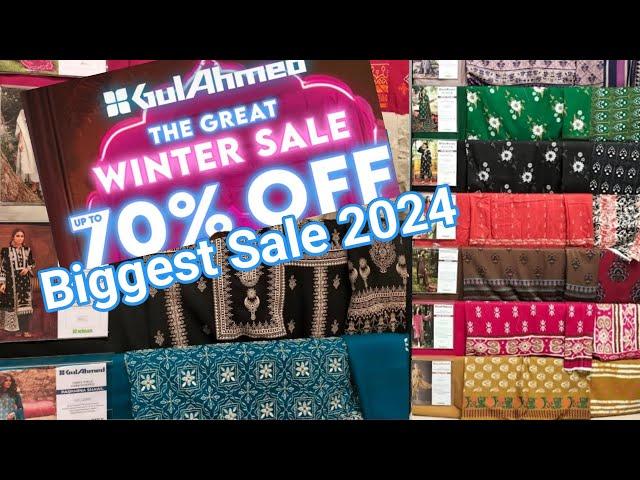 Gul Ahmed The Great Winter Sale 70% OFF  || Gul Ahmed Sale 2024 || gulahmed