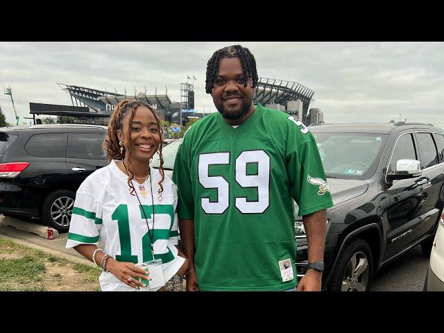 EAGLES FAN CHALLENGE- Lord Brunson vs Symone with the sports