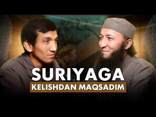 Suriyaga kelishdan maqsadim… Ustoz Ahluddin Navqotiy | Muhojir Podcast