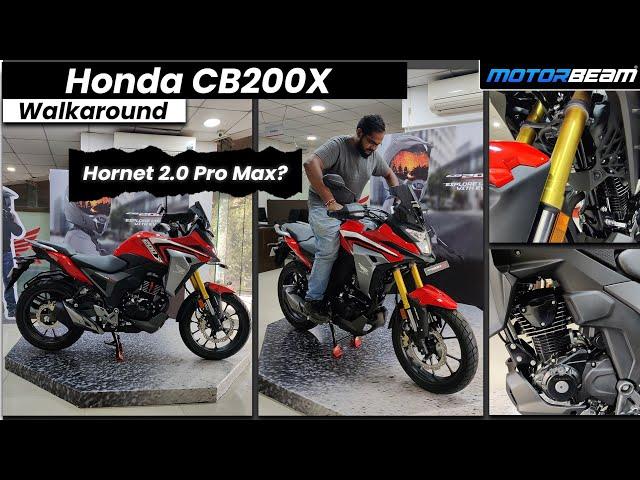 Honda CB200X Detailed Walkaround - It's A Modified Hornet 2.0? | MotorBeam