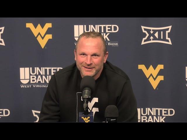 WVU Men's Basketball Darian DeVries Press Conference 1/3/25