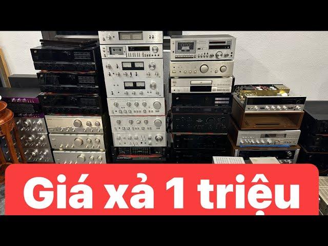 Giá 1 Triệu | Hôm Nay em Xả 10 Chiếc Amply Nhật Bãi | Pioneer 7800 | Denon | Sony 555esj | Equalizer