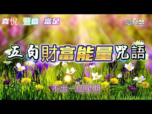 五句財富能量咒語|增加能量|財富顯化