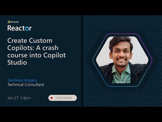 Create Custom Copilots: A crash course into Copilot Studio