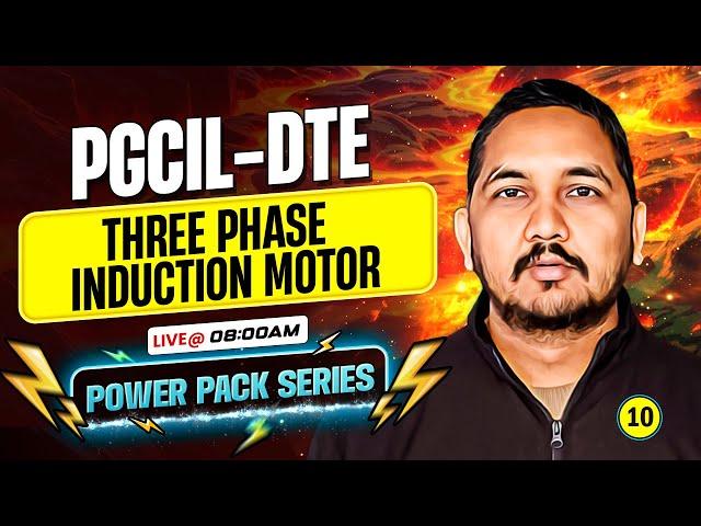 PGCIL DTE | Electrical | Three Phase Induction Motor | Raman sir