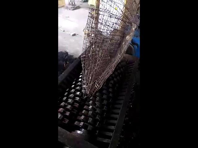 Scrap Metal wire Shredding, Scrap Iron Wire Shredding, Steel Wire shredder, #Metalshredder, Crusher,