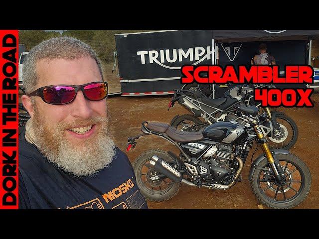 Triumph Scrambler 400X On and Off Road Test Ride and First Impressions (In Texas!)