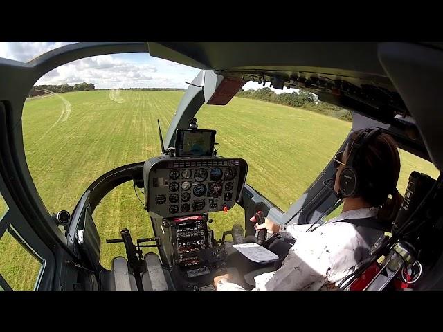 Elstree Helicopters Student Beth First Solo in Bell 206 Jet Ranger CLAY