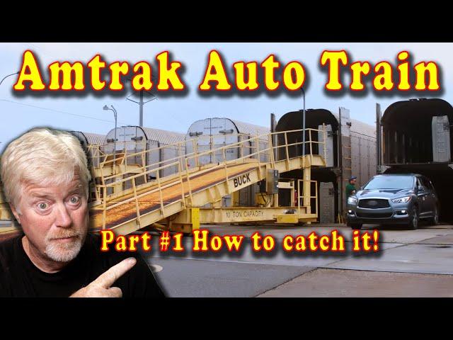 AMTRAK Auto Train info - Ticket to Train from The Villages Florida, Sanford, FL.  Pt 1.  #AutoTrain