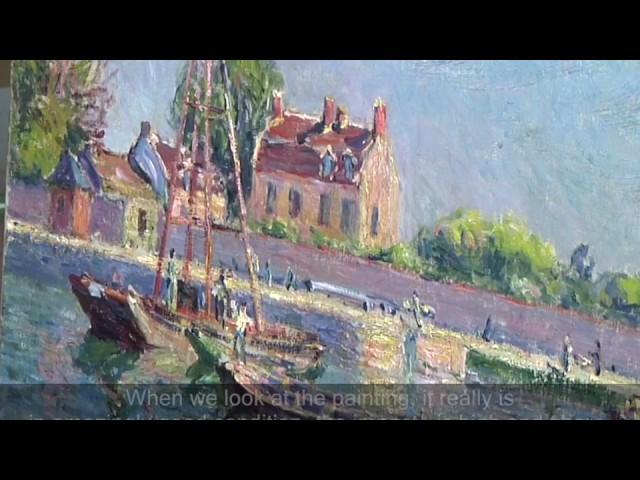 Examining Lock of Saint-Mames by Alfred Sisley