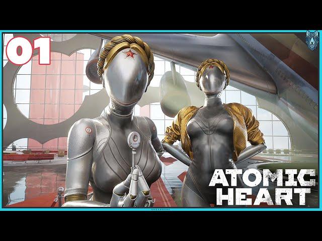 Atomic Heart Walkthrough - Part 1 - THIS GAME IS BEAUTIFUL... (Xbox Series X Gameplay)