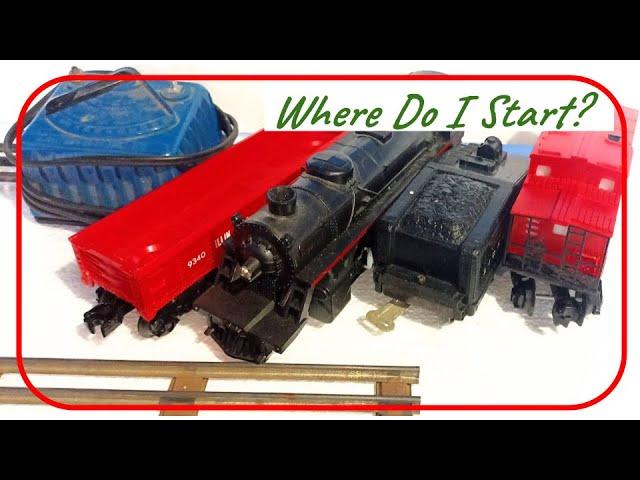 How To Set Up Your Old Lionel Train Set - Basic Instructions