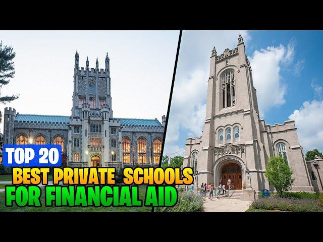 Top 20 Private US Colleges Offering Most Financial Aid