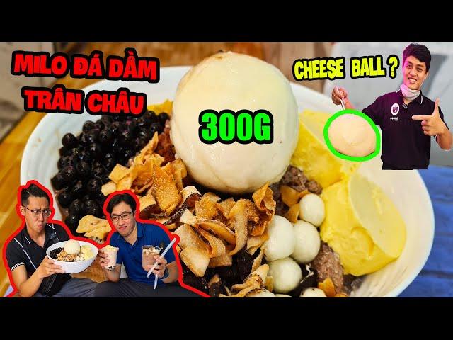Funny Hùng Vác Tô Khổng Lồ Khè Anh Chủ MILO ĐÁ DẦM Bị Phản Đam Viên Cheese Ball 300G Khổng Lồ.
