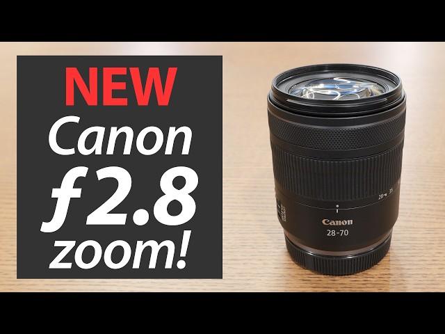 Canon RF 28-70mm f2.8 REVIEW first looks