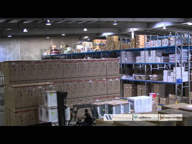 Overview of the service available from the Queensland Warehouse - Appliances Online