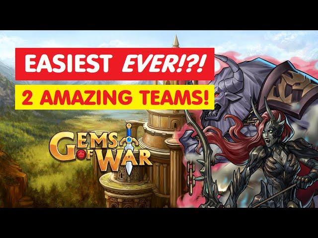 Gems of War Invasion SUPER FAST EASY teams! Guide best gameplay strategy?