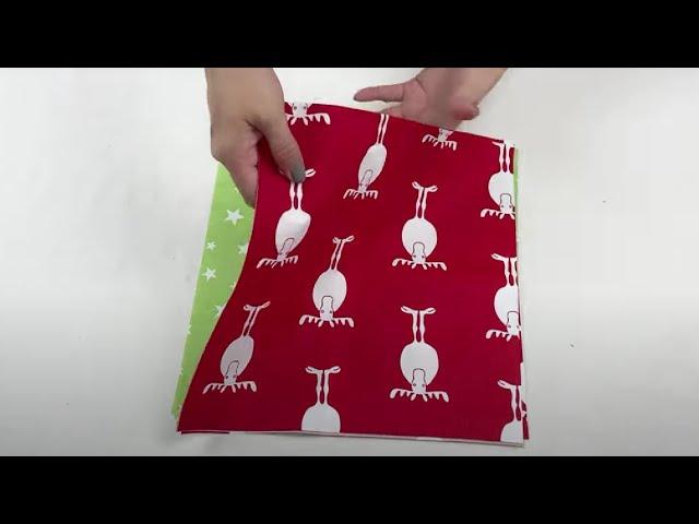 An Easy Christmas Sewing Project Using Fabric Scraps