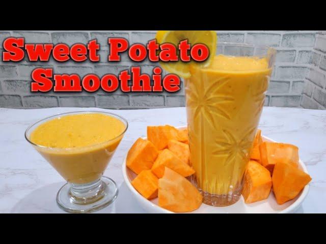 Raw Vegan Sweet Potato  Smoothie || For Healthy Weightloss