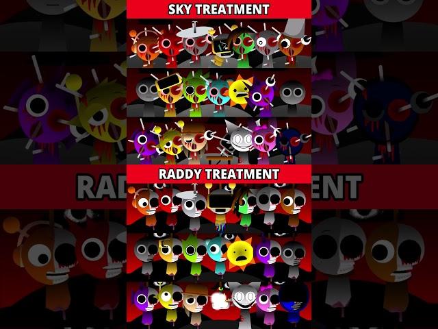 Everyone Is Sky Treatment vs Everyone Is Raddy Treatment *Mix Version* #viralshorts