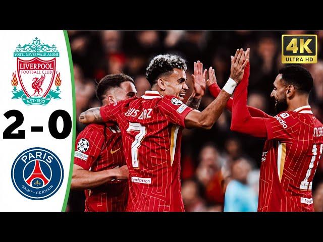 Liverpool vs PSG 2-0 • Liverpool Champions League  • Highlights and All Goals 2024