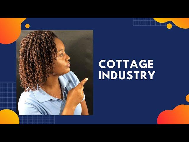 CSEC Principles of Business (P 7) - Cottage Industry