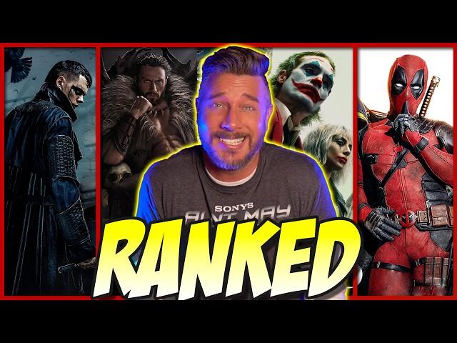 All 8 2024 Comic Book Movies Ranked!  (Worst Comic Book Movie Year EVER?)