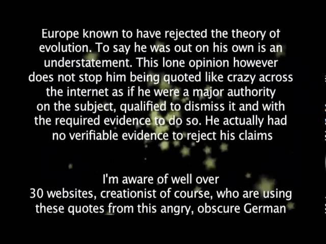 RE: aaugoaa - 12 Reasons to Question Evolution - 2. Albert Fleischmann