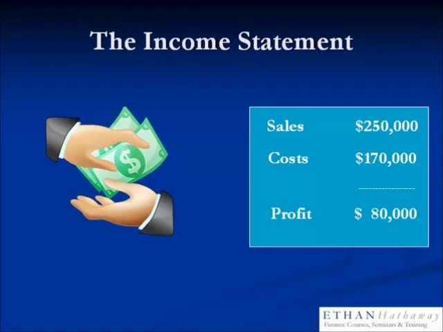 Finance for Non-Finance: Introduction to Financial Statements