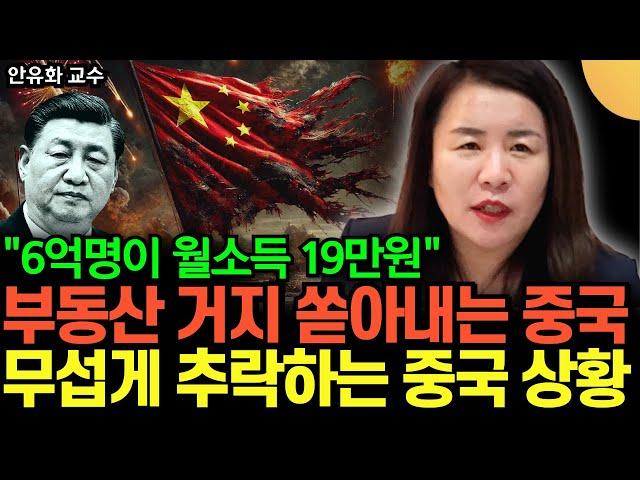 "6억명이 월소득 19만원" 중국에 '부동산 거지'가 넘친다, 중국 민심 발칵 뒤집힌다, 무섭게 추락하는 중국 상황 (안유화 교수 / 2부)
