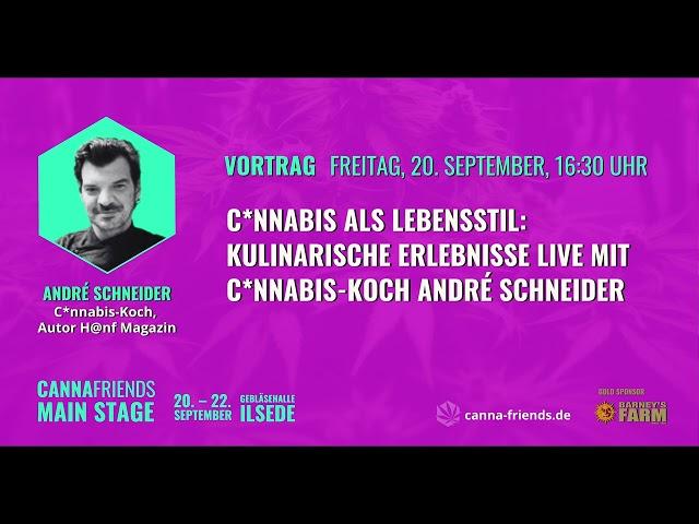  Cannabis als Lebensstil: Live-Kochen mit André Schneider  #HealthyLifestyle #Superfood