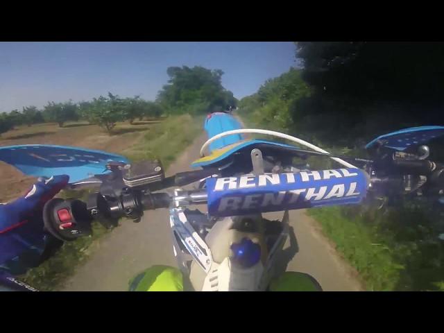 TM WHEELIE & BIG CRASH KTM 300!!