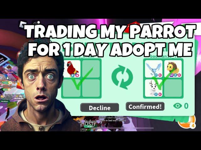 Trading my Adopt Me Parrot for One afternoon (20+ offers)