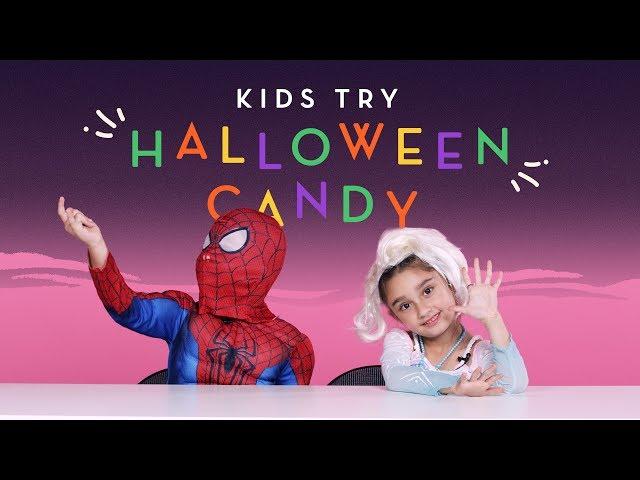 Kids Try Halloween Candy | Kids Try | HiHo Kids