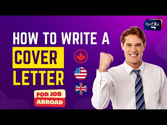 COVER LETTER FOR CANADA, USA, UK ETC | JOB APPLICATIONS