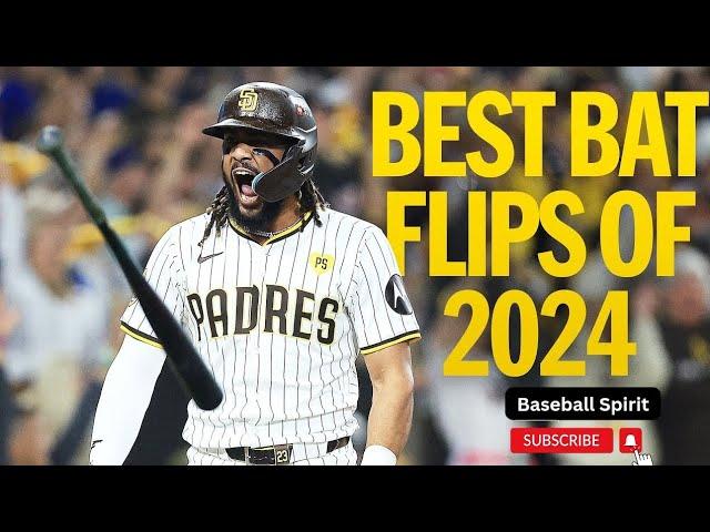 The BEST bat flips from 2024! (Ft. Tatis, Soto, Machado, J-Rod, Randy AND MORE!) MLB Highlights!
