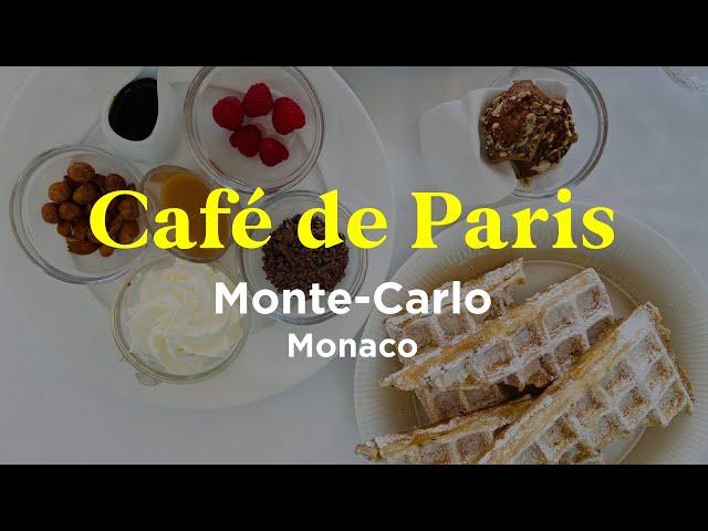 A Taste of Monaco: Café de Paris | Monte-Carlo Monaco Brunch | Food Tour