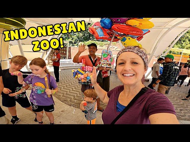 Wild Adventures at Surabaya Zoo: An American Family Explores Indonesia's Wildlife 