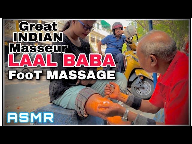 ASMR Foot Massage || Spiritual Exorcism Of LaL Baba Foot Massage || Smokey Oil #asmr #footmassage 4K