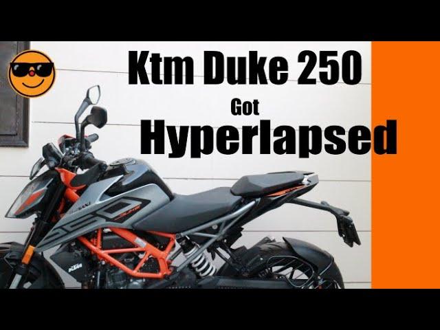 Ktm Duke 250 Got Hyperlapsed | Panipat ka Motovlogger - Hardsanj