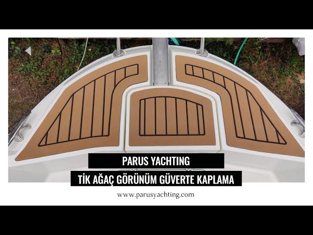 Teak ( Tik ) Ağacı Görünüm Güverte Kaplama Uygulaması