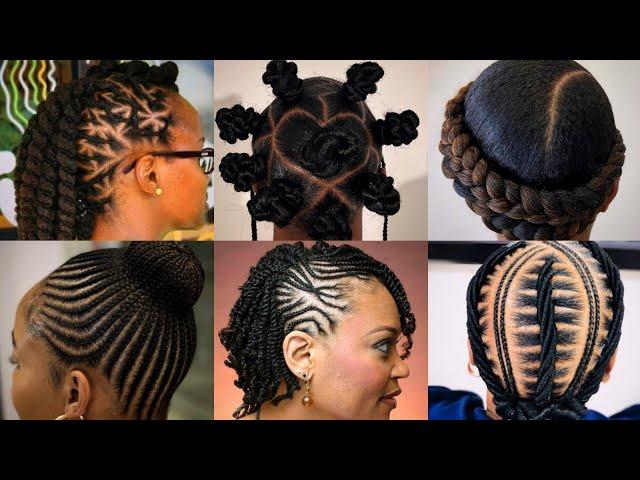 Easy & Elegant 4C Natural Hairstyles | Braids Hairstyles On Natural Hair