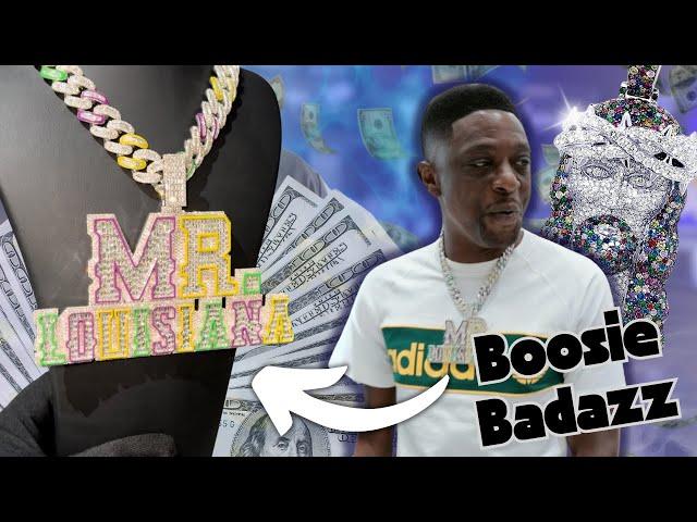 Boosie picks up his NEW Mr.Louisiana chain from Jewelry Unlimited!!