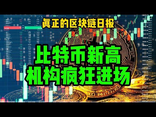 区块链日报（482）比特币新高，机构疯狂进场