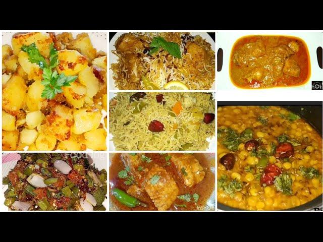 Full week lunch menu ideas | 7 days lunch recipes | food logic