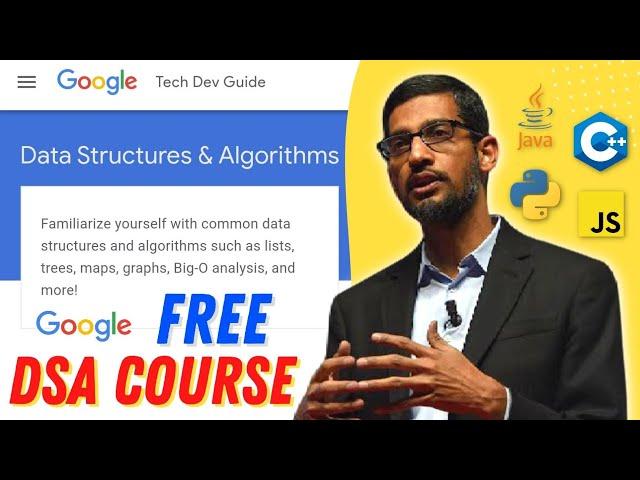 Google Launched Free DSA 2024 | Data Structures and Algorithms in Java and Python Free Courses