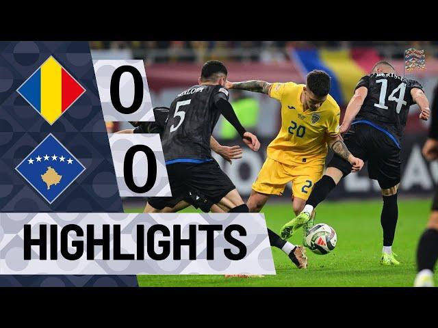 Romania vs Kosovo | 0-0 | Rezumat | UEFA Liga Națiunilor 2024-25