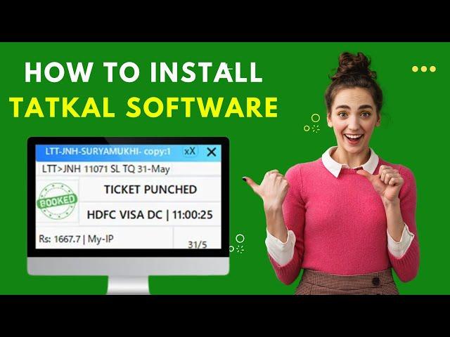 Tatkal software kaise install kare | How to install tatkal software full guide video | Punch