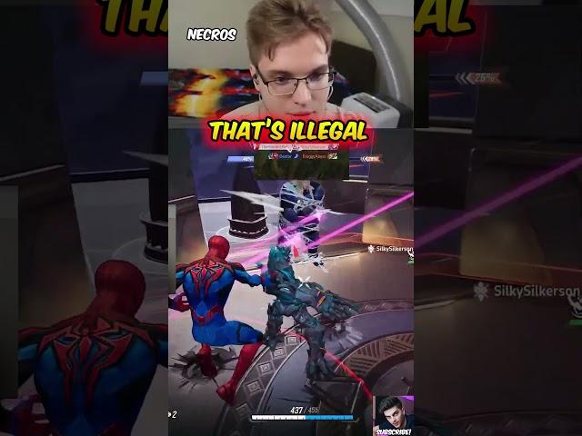 Necros Is Basically Cheating While Playing Support #marvelrivals