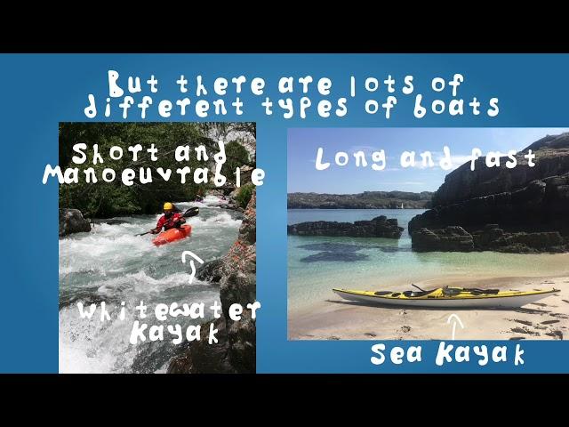 What is the difference between Canoes and Kayaks - #BlairvadachBytes